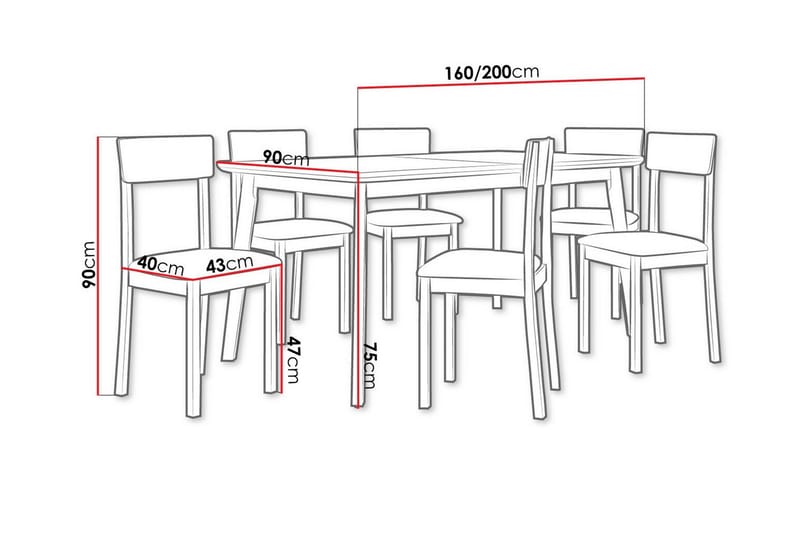 Patrickswell Matgrupp - Möbler - Bord & matgrupp - Matgrupp