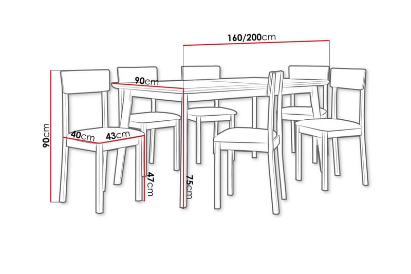 Patrickswell Matgrupp - Möbler - Bord & matgrupp - Matgrupp