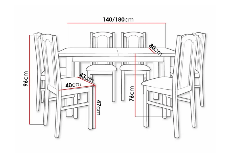 Patrickswell Matgrupp - Möbler - Bord & matgrupp - Matgrupp
