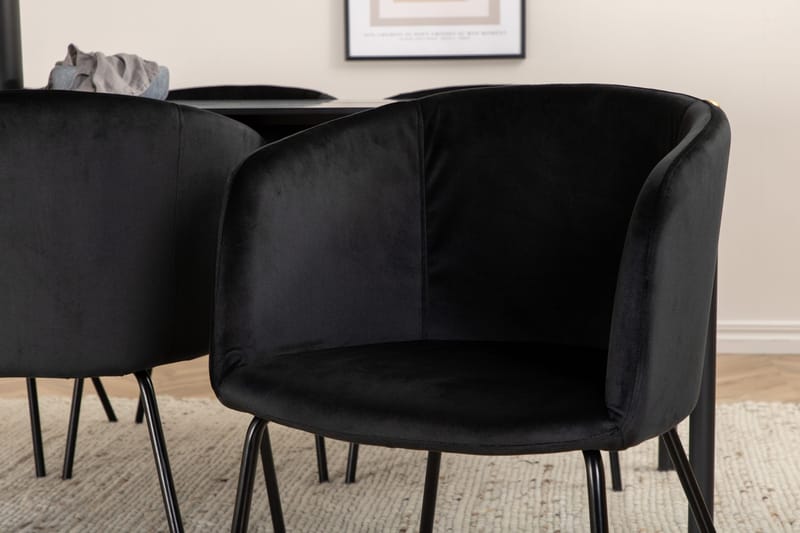 Pelle matbord med 6st Berit matstol - Möbler - Bord & matgrupp - Matgrupp