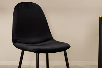 Pelle Matgrupp 190 cm inkl 6 Pontus Stolar - Svart - Möbler - Bord & matgrupp - Matgrupp