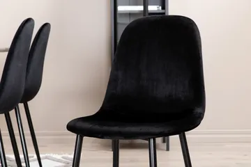 Penny Matgrupp 190 cm inkl 6 Pontus Stolar - Grå/Svart - Möbler - Bord & matgrupp - Matgrupp