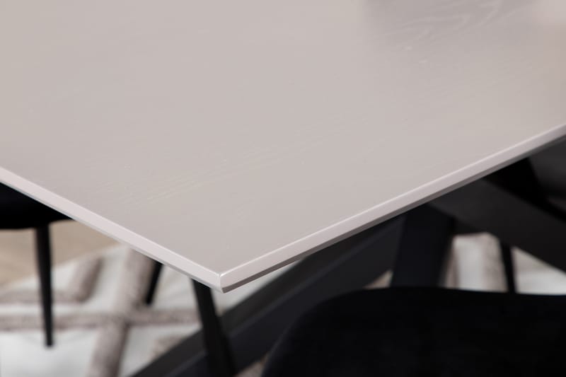 Penny Matgrupp 190 cm inkl 6 Pontus Stolar - Grå/Svart - Möbler - Bord & matgrupp - Matgrupp