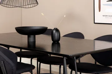 Pipi Matgrupp 190 cm inkl 6 Moncoll Stolar - Svart - Möbler - Bord & matgrupp - Matgrupp