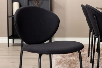 Pipi Matgrupp 190 cm inkl 6 Moncoll Stolar - Svart - Möbler - Bord & matgrupp - Matgrupp