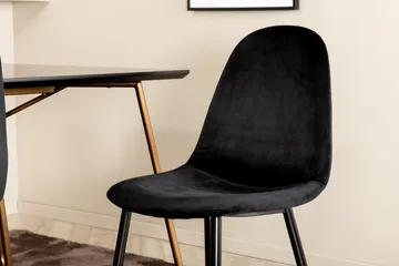 Pipi Matgrupp 190 cm inkl 6 Pontus Stolar - Svart/Koppar - Möbler - Bord & matgrupp - Matgrupp