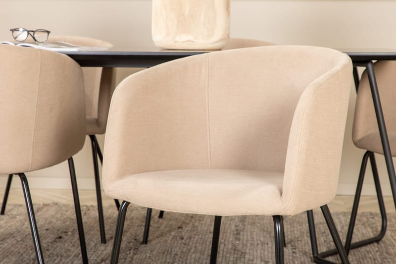 Pippi matbord med 6st Berit matstol - Möbler - Bord & matgrupp - Matgrupp