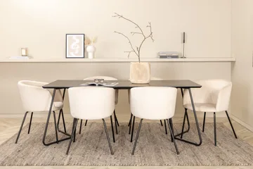 Pippi matbord med 6st Berit matstol - Möbler - Bord & matgrupp - Matgrupp