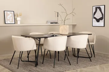 Pippi matbord med 6st Berit matstol - Möbler - Bord & matgrupp - Matgrupp