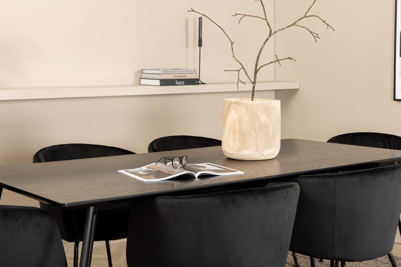 Pippi matbord med 6st Berit matstol - Möbler - Bord & matgrupp - Matgrupp