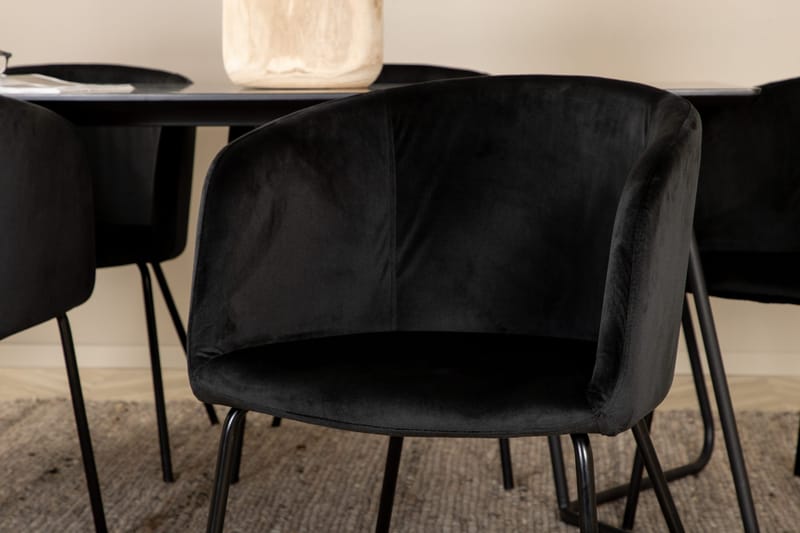 Pippi matbord med 6st Berit matstol - Möbler - Bord & matgrupp - Matgrupp