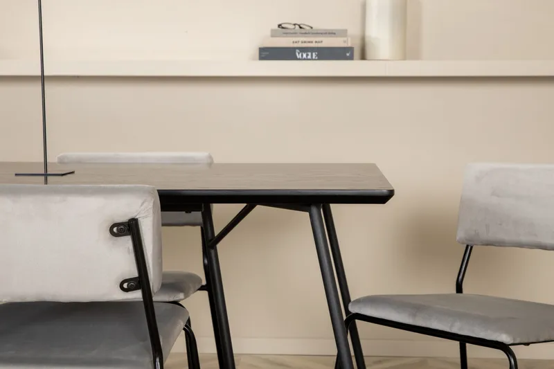 Pippi matbord med 6st Kenth matstol - Möbler - Bord & matgrupp - Matgrupp