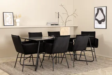 Pippi matbord med 6st Pippi matstol - Möbler - Bord & matgrupp - Matgrupp