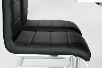 Ratliff Förlängningsbart Matgrupp 180 cm med 4 Cibus Stol - Vit/Svart - Möbler - Bord & matgrupp - Matgrupp