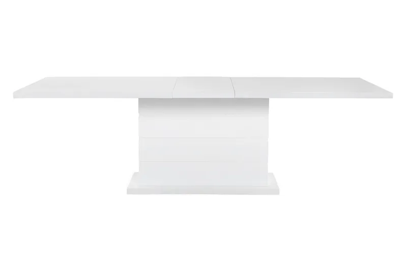 Ratliff Matgrupp 180 cm + 8 Sorado Stol - Vit/Krom - Möbler - Bord & matgrupp - Matgrupp