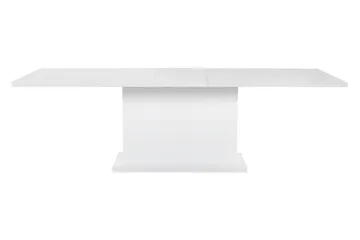 Ratliff Matgrupp 180 cm + 8 Sorado Stol - Vit/Krom - Möbler - Bord & matgrupp - Matgrupp
