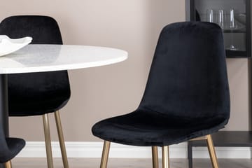 Razzia Matgrupp 106 cm Rund + 4 Pontus Matstolar - Möbler - Bord & matgrupp - Matgrupp