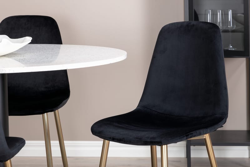 Razzia Matgrupp 106 cm Rund + 4 Pontus Matstolar - Möbler - Bord & matgrupp - Matgrupp