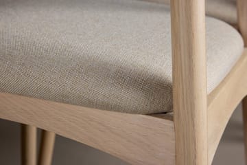 Rektangulär Matgrupp Tyresö 220 cm med 6 Ven Stolar - Svart/whitewash - Möbler - Bord & matgrupp - Matgrupp
