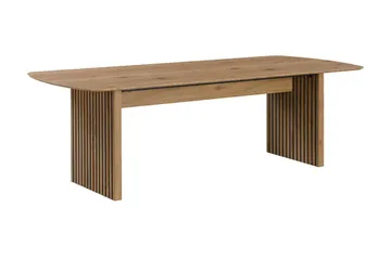 Richeto Matgrupp 240 cm Ek med 6 Molly Matstolar - Ek/Beige - Möbler - Bord & matgrupp - Matgrupp