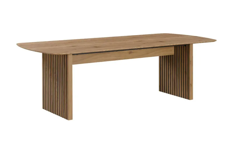 Richeto Matgrupp 240 cm Ek med 6 Molly Matstolar - Ek/Beige - Möbler - Bord & matgrupp - Matgrupp