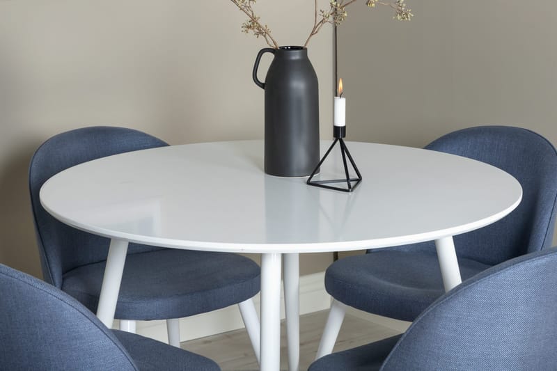 Ridones Matgrupp 100 cm Rund + 4 Sedavi Matstolar - Möbler - Bord & matgrupp - Matgrupp