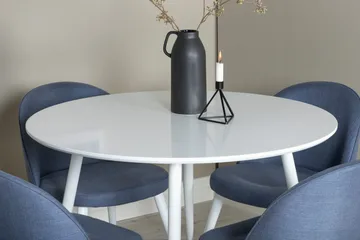 Ridones Matgrupp 100 cm Rund + 4 Sedavi Matstolar - Möbler - Bord & matgrupp - Matgrupp