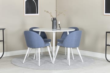 Ridones Matgrupp 100 cm Rund + 4 Sedavi Matstolar - Möbler - Bord & matgrupp - Matgrupp