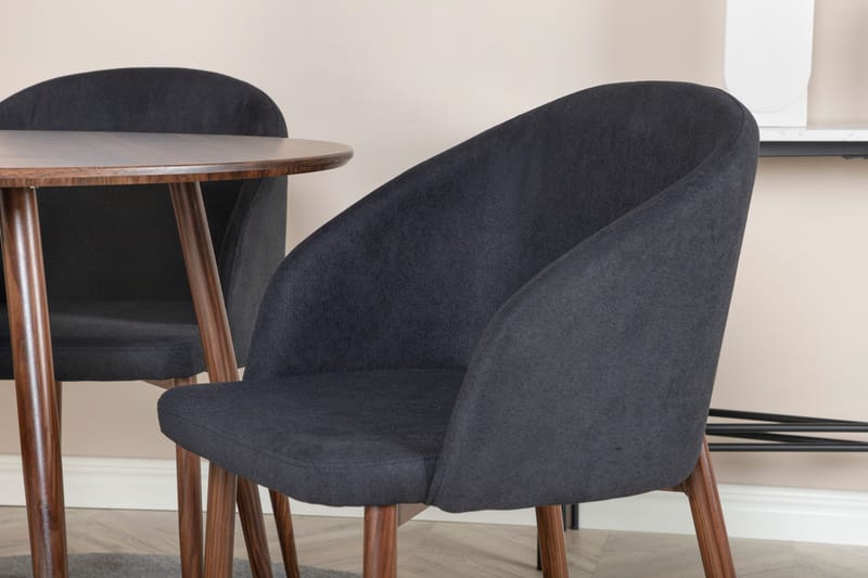 Ridones Matgrupp Rund 100 cm + 4 st Kullersbro Matstolar - Möbler - Bord & matgrupp - Matgrupp