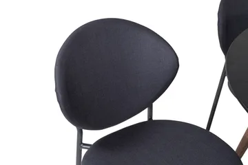 Ridones Matgrupp Runt inkl 4 Moncoll Stolar - Svart/Brun - Möbler - Bord & matgrupp - Matgrupp