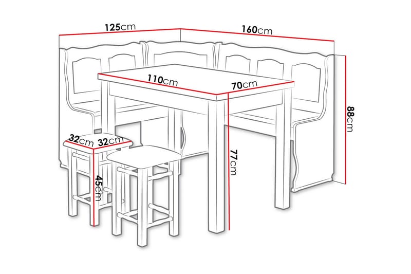 Sialana Matgrupp - Alträ - Möbler - Bord & matgrupp - Matgrupp