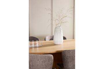 Matgrupp Stjärnö 200x90 cm Natur med 6st Astoria Stolar - Möbler - Bord & matgrupp - Matgrupp