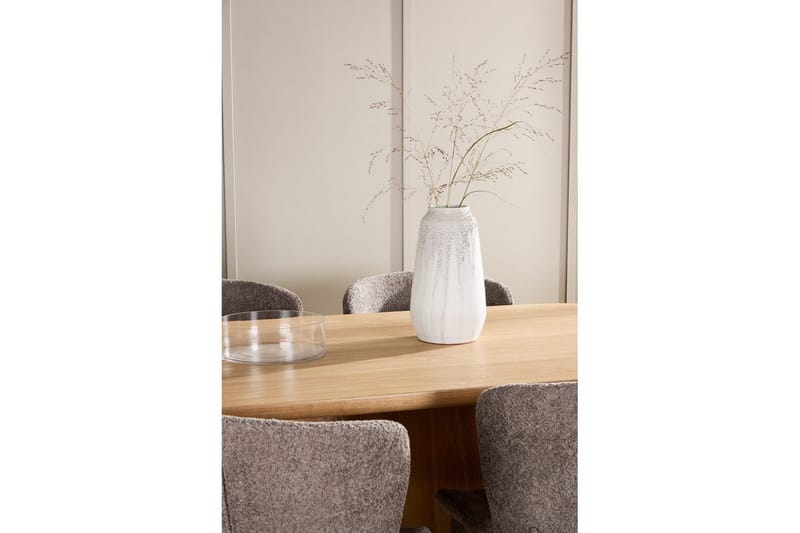 Matgrupp Stjärnö 200x90 cm Natur med 6st Astoria Stolar - Möbler - Bord & matgrupp - Matgrupp