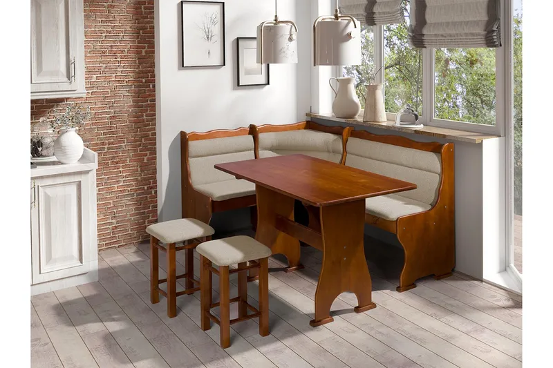 Thars Matgrupp - Brun/Beige - Möbler - Bord & matgrupp - Matgrupp