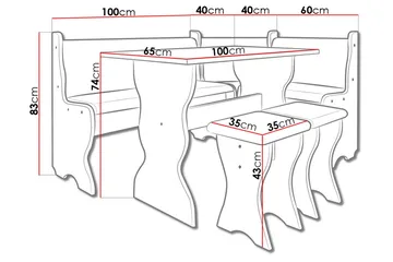 Thomas Köksmöblemang - Beige/Vit - Möbler - Bord & matgrupp - Matgrupp