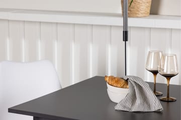 Matgrupp Tudera  80 cm Rektangulär med 2 Zeno stolar - Svart - Möbler - Bord & matgrupp - Matgrupp