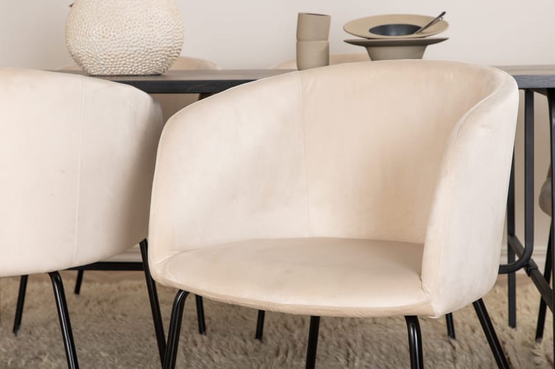 Uno matbord med 6st Berit matstol - Möbler - Bord & matgrupp - Matgrupp