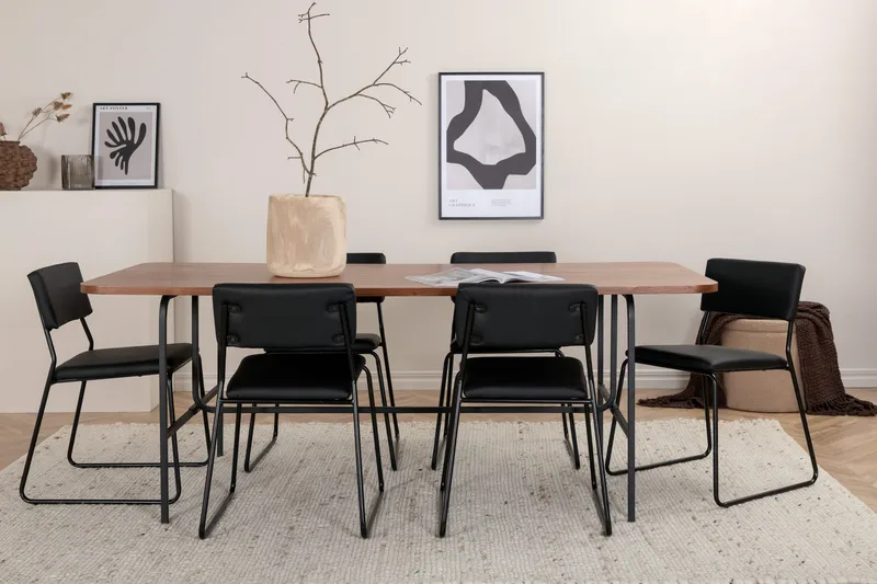 Uno matbord med 6st Kenth matstol