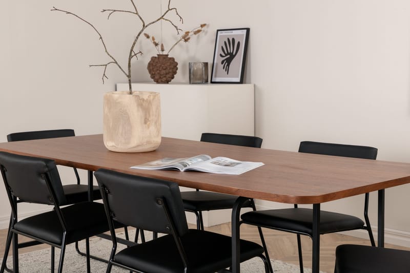 Uno matbord med 6st Kenth matstol - Möbler - Bord & matgrupp - Matgrupp