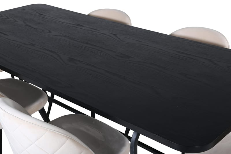 Uno matbord med 6st Velvet matstol - Möbler - Bord & matgrupp - Matgrupp