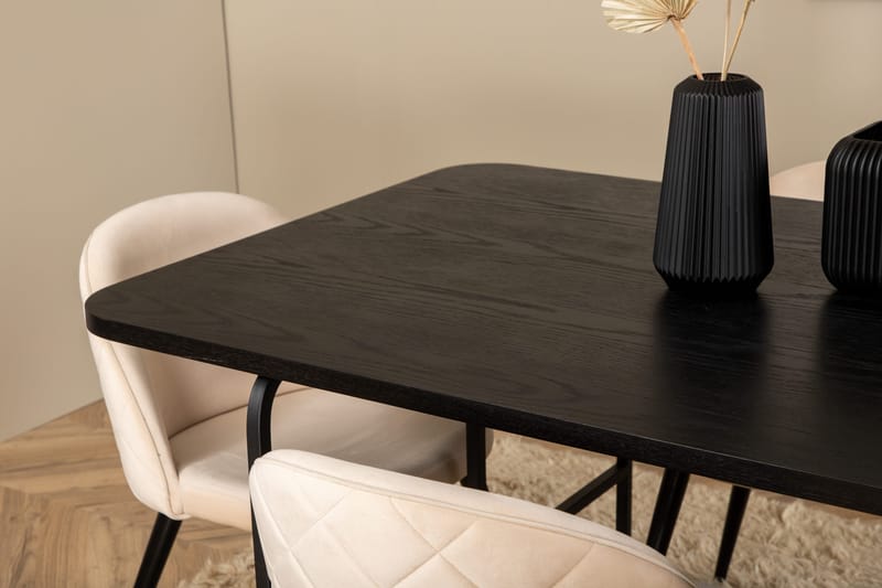 Uno matbord med 6st Velvet matstol - Möbler - Bord & matgrupp - Matgrupp