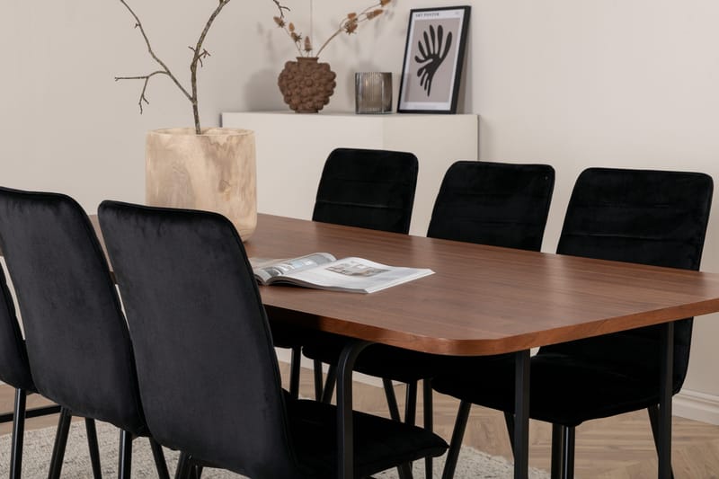 Uno matbord med 6st Windu Lyx matstol - Möbler - Bord & matgrupp - Matgrupp