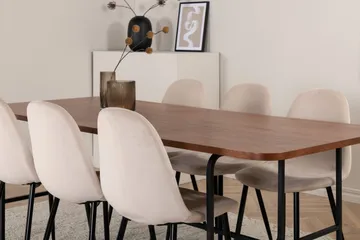 Uno matbord med 6st Polar matstol - Möbler - Bord & matgrupp - Matgrupp