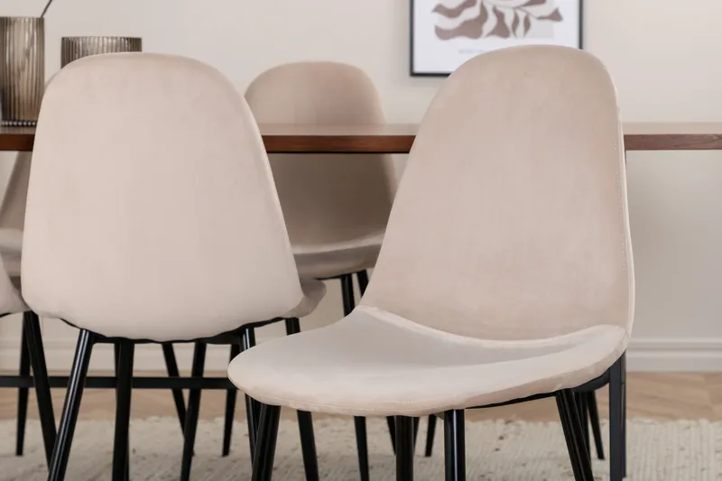 Uno matbord med 6st Polar matstol - Möbler - Bord & matgrupp - Matgrupp