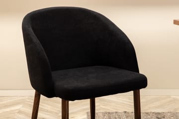 Unos Matgrupp 200 cm inkl 4 Kullersbro Stolar - Valnötsbrun/Svart/Brun - Möbler - Bord & matgrupp - Matgrupp