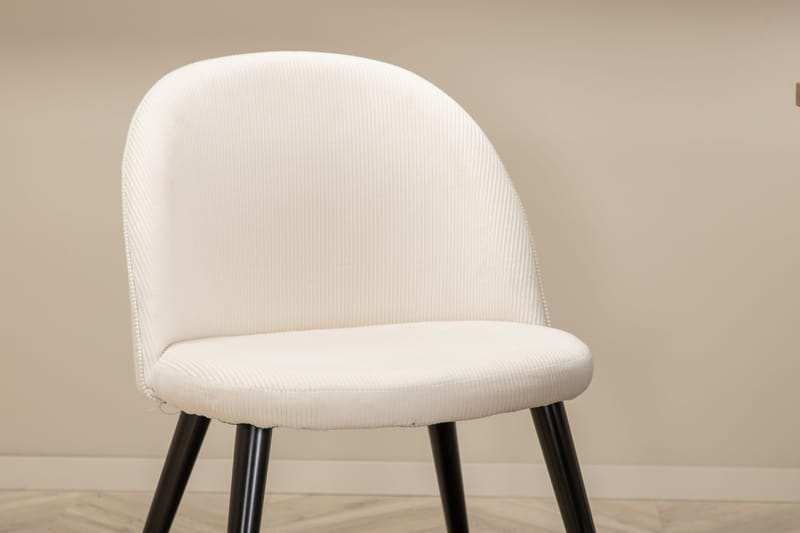 Unos Matgrupp 200 cm inkl 4 Valera Manchesterstolar - Valnötsbrun/Svart/Beige - Möbler - Bord & matgrupp - Matgrupp