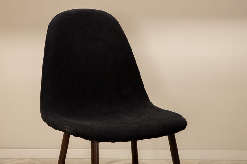 Unos Matgrupp 200 cm inkl 4 Pontus Stolar - Valnötsbrun/Svart - Möbler - Bord & matgrupp - Matgrupp