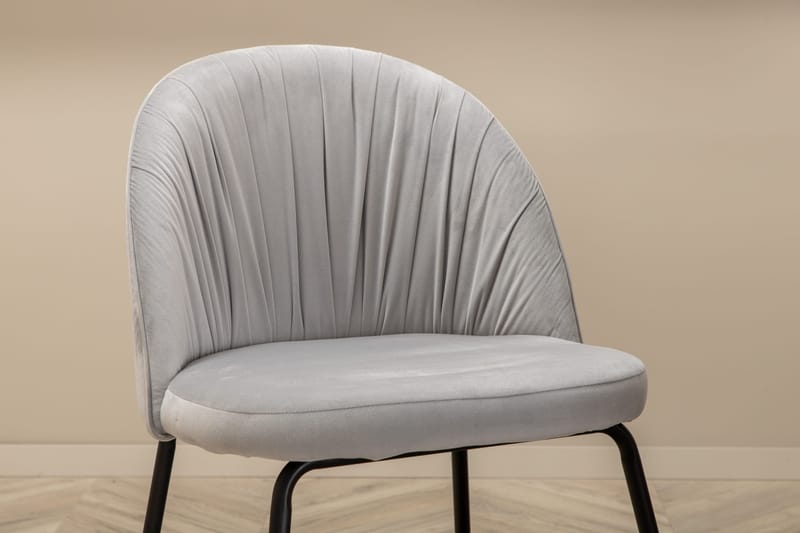 Unos Matgrupp 200 cm inkl 6 Foyos Stolar - Valnötsbrun/Svart/Grå - Möbler - Bord & matgrupp - Matgrupp