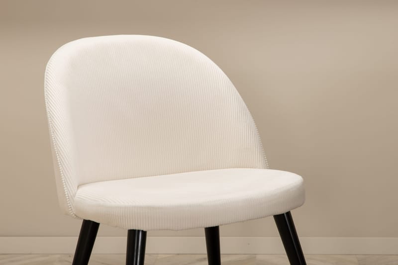 Unos Matgrupp 200 cm inkl 6 Valera Manchesterstolar - Valnötsbrun/Svart/Beige - Möbler - Bord & matgrupp - Matgrupp