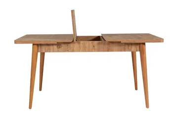 Valsot Förlängningsbar Matgrupp 129 cm - Natur/Grå/Brun - Möbler - Bord & matgrupp - Matgrupp
